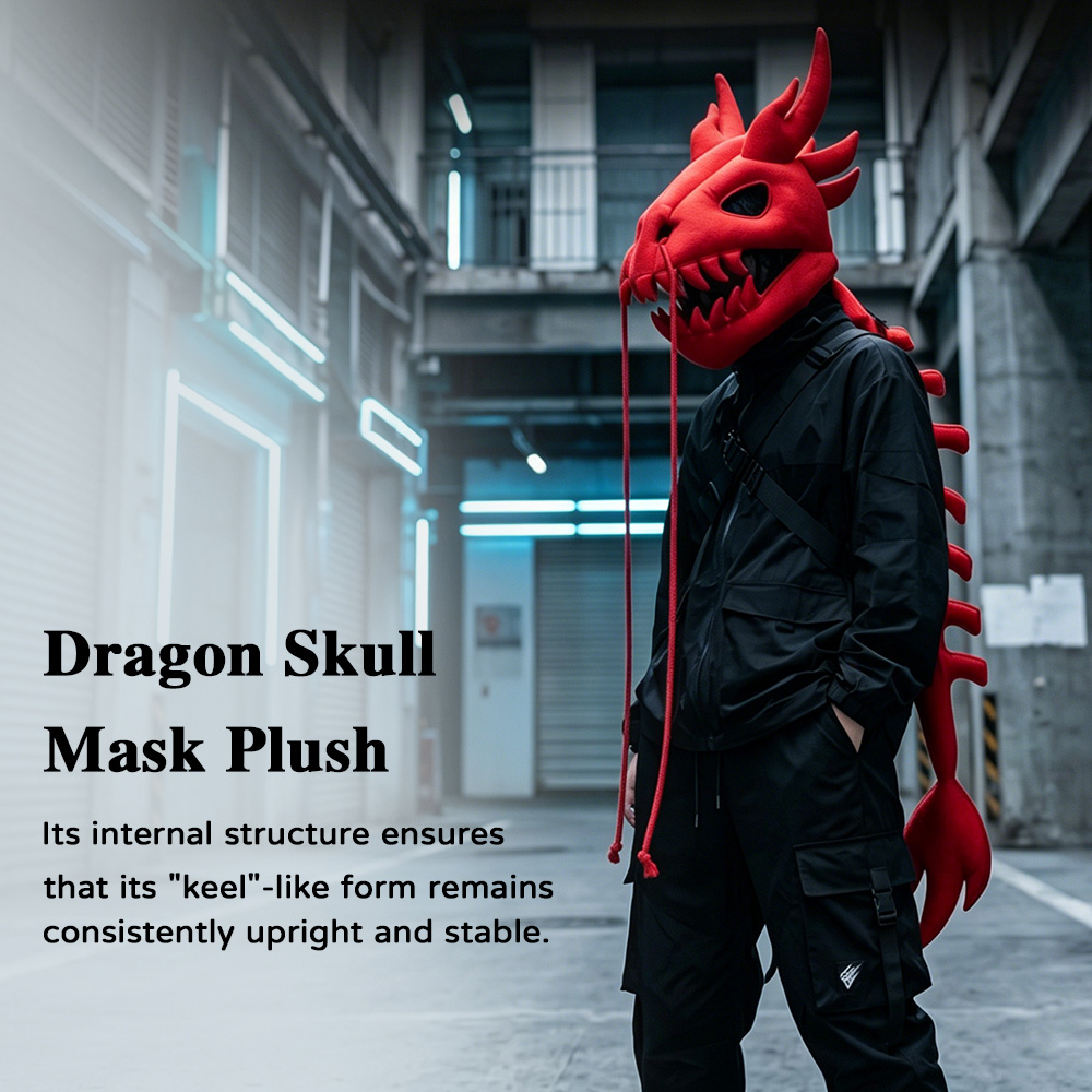 Dinosaur Skeleton Plush Headge - огляд і ціна Cosplay Prop Pattern