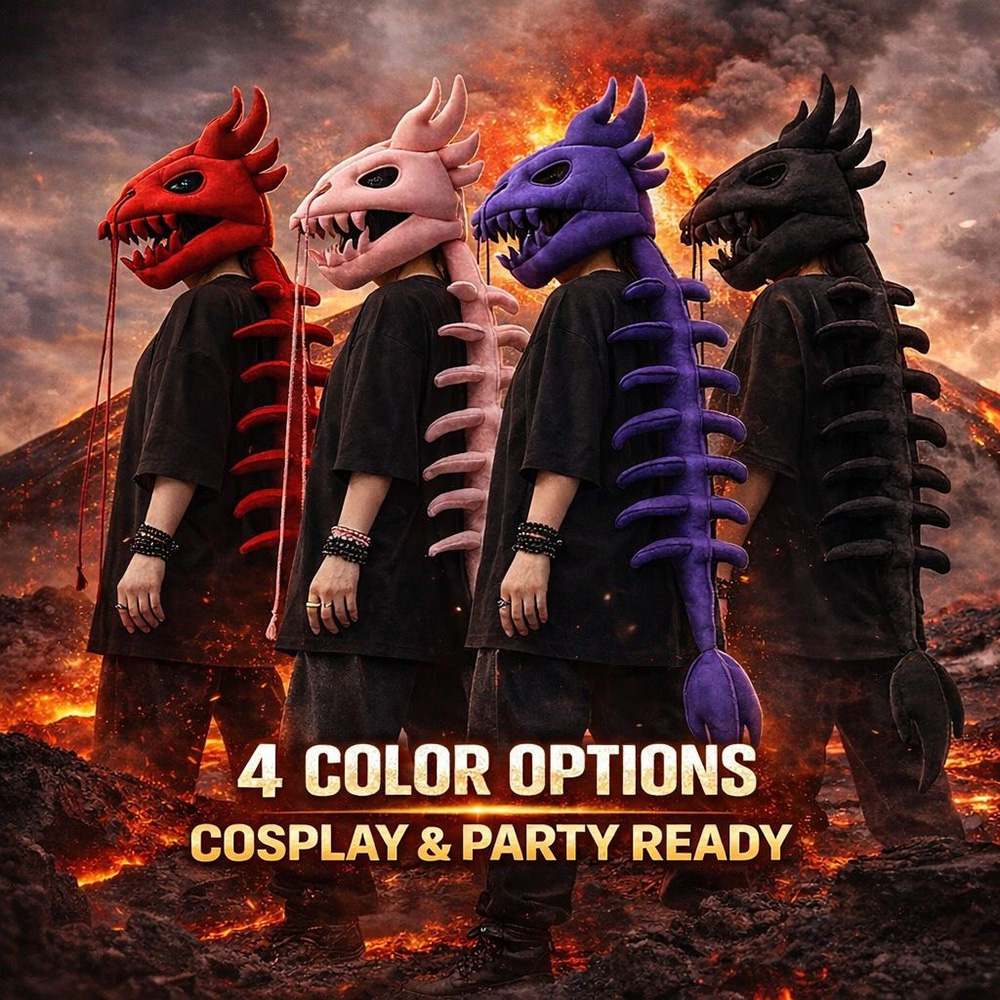 Dinosaur Skeleton Plush Headge - огляд і ціна Cosplay Prop Pattern