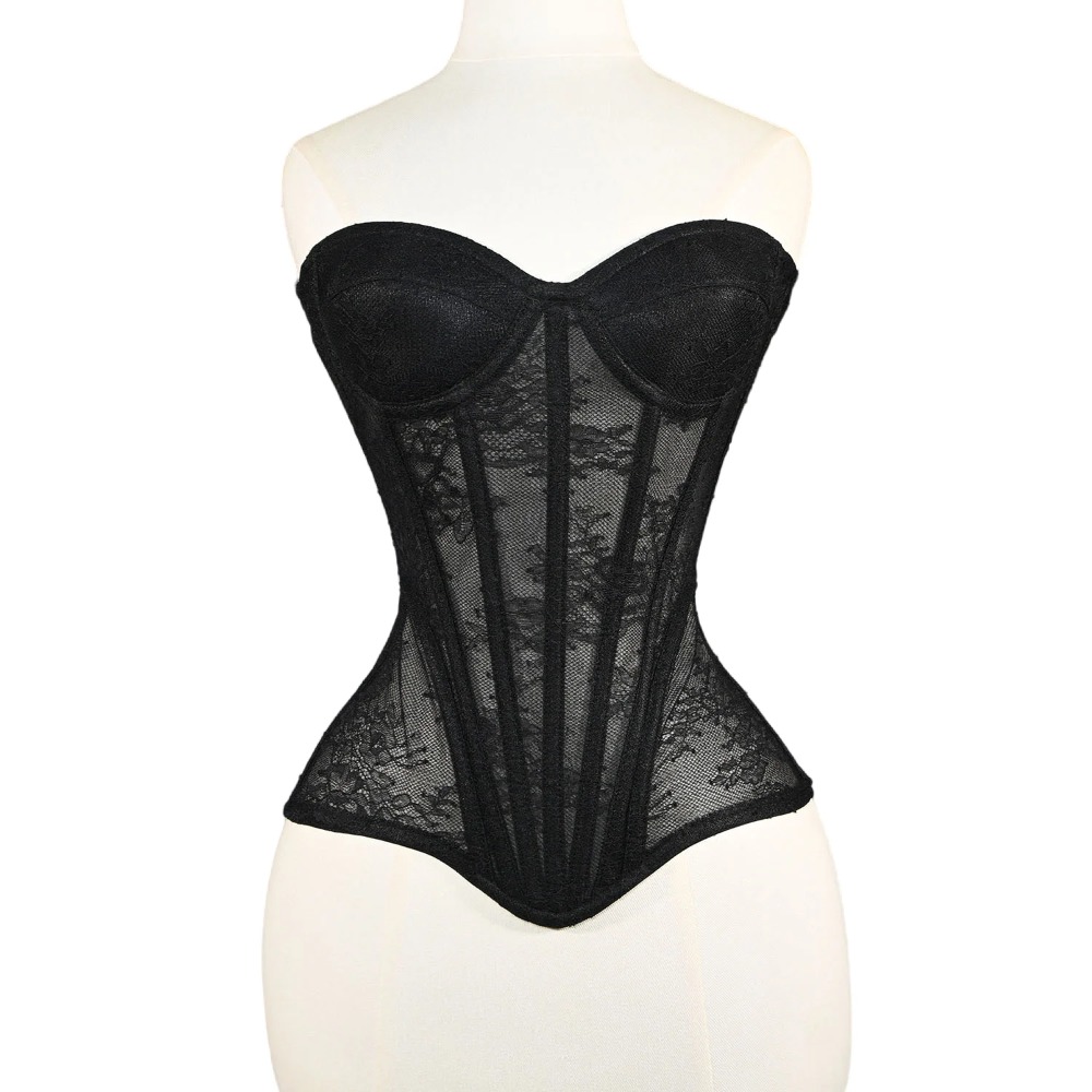 Women Mesh Corset Busiter Over - огляд і ціна Boning Corset Steel