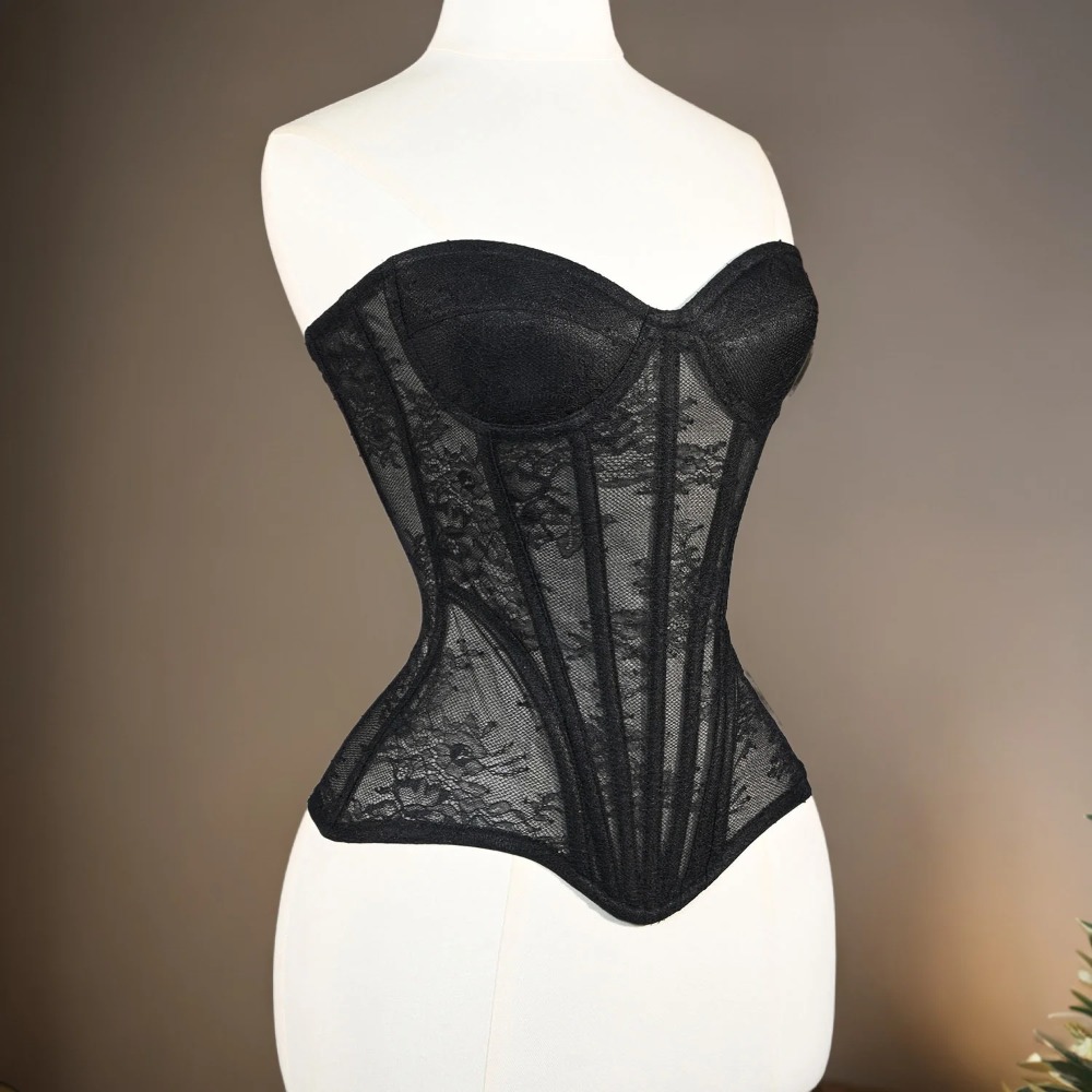 Women Mesh Corset Busiter Over - огляд і ціна Boning Corset Steel