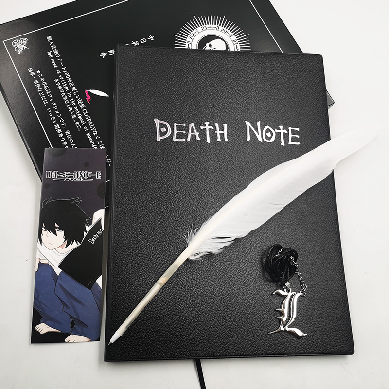 Anime Death Notebook Set Leath - огляд і ціна Cosplay Material For Prop