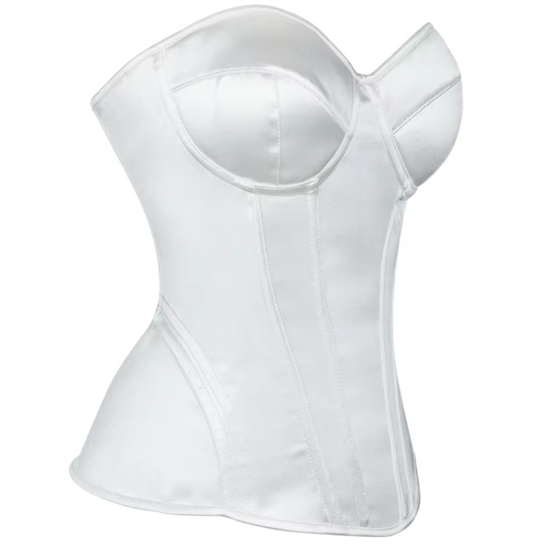 White Corset for Women Overbus - огляд і ціна Boning Corset Steel