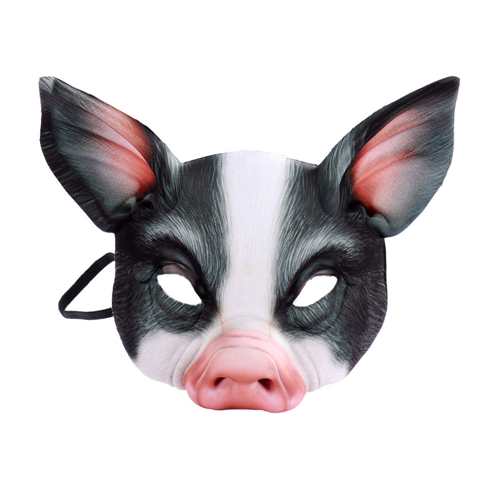 Realistic Animal Half Face Mas - огляд і ціна Cosplay Prop Pattern