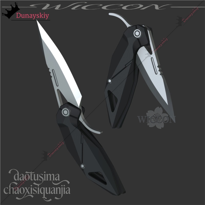 YiNuo*/Anime Game Zenless Zone - огляд і ціна Cosplay Prop Knife