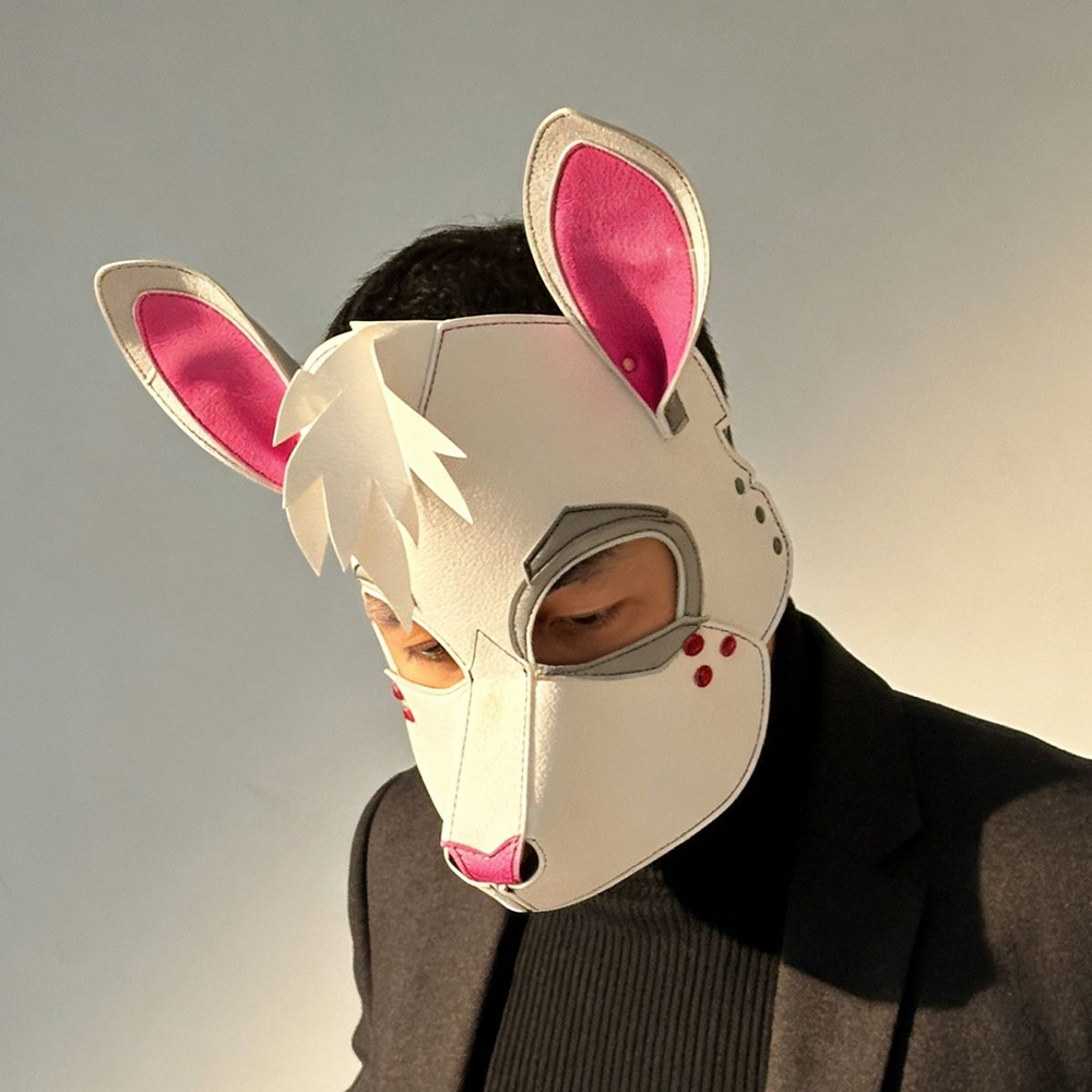 Punk Rabbit Mask White Bunny P - огляд і ціна Cosplay Prop Pattern