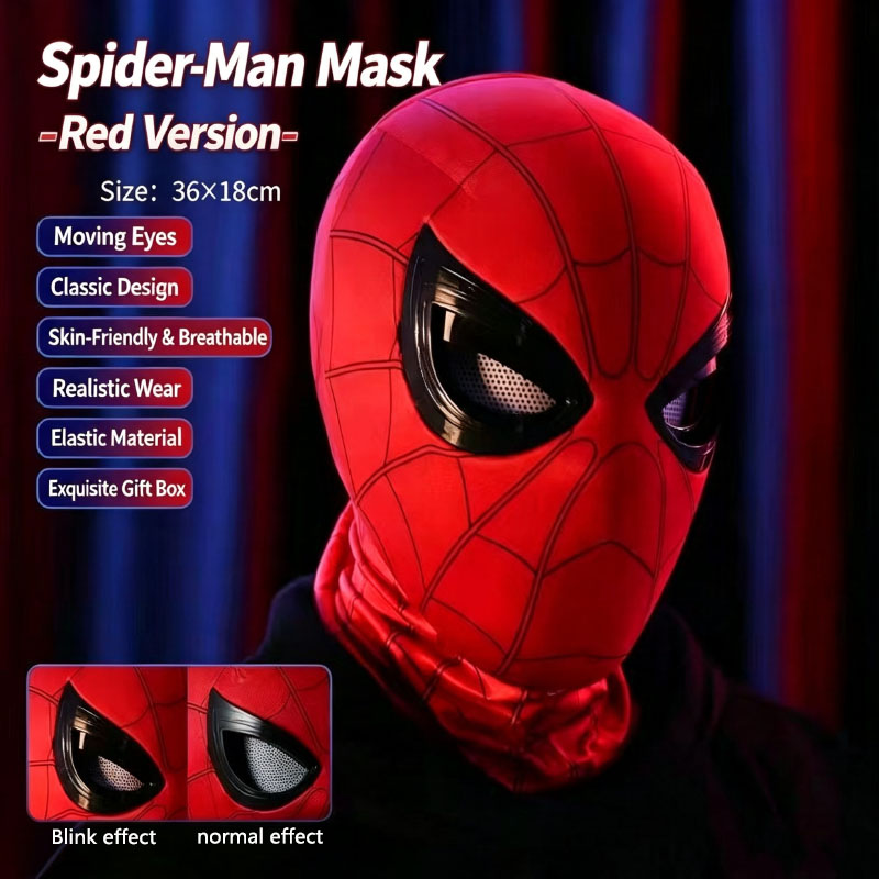 Spider-Man Headgear With Movab - огляд і ціна Cosplay Prop Display