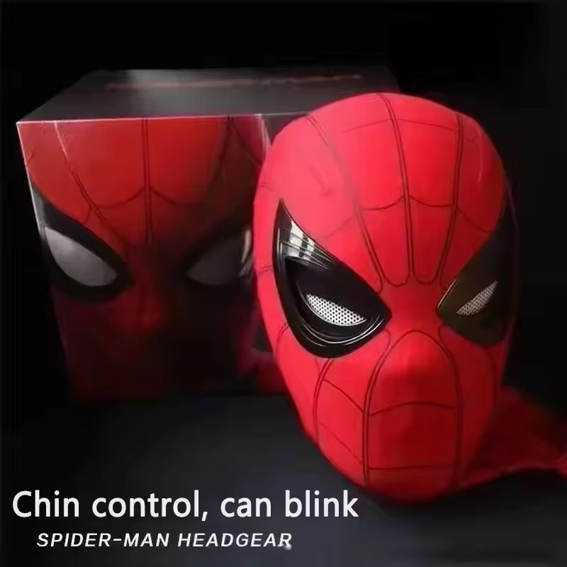Spider-Man Headgear With Movab - огляд і ціна Cosplay Prop Display