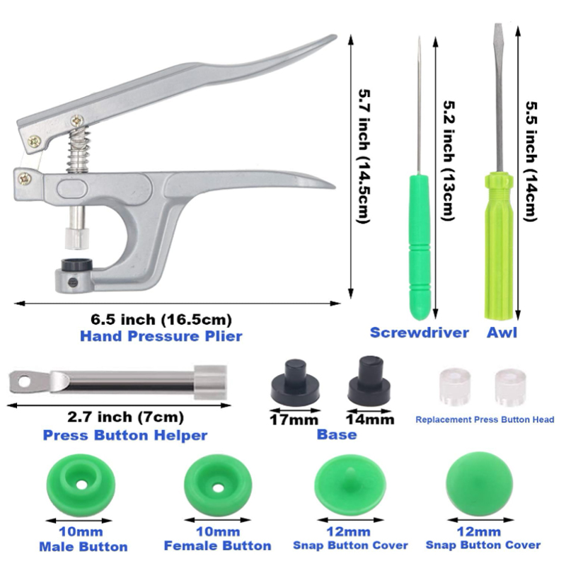 Snap Buttons and Snap Pliers T - огляд і ціна Snap Plier Setter