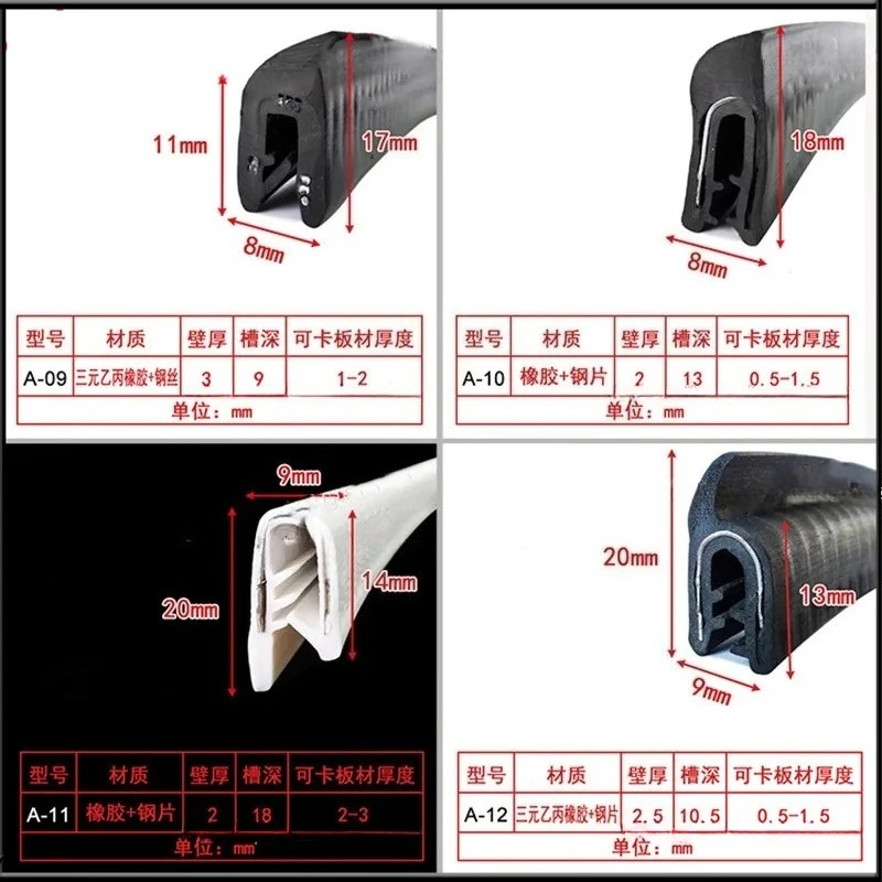 h/F/U Shape Sealing Strip EPDM - огляд і ціна Eva Foam Sheet