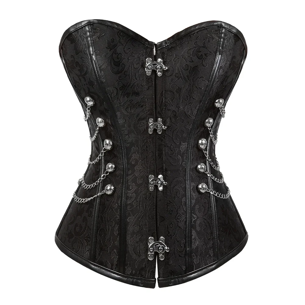 Womens Pirate Corset Leather S - огляд і ціна Boning Corset Steel