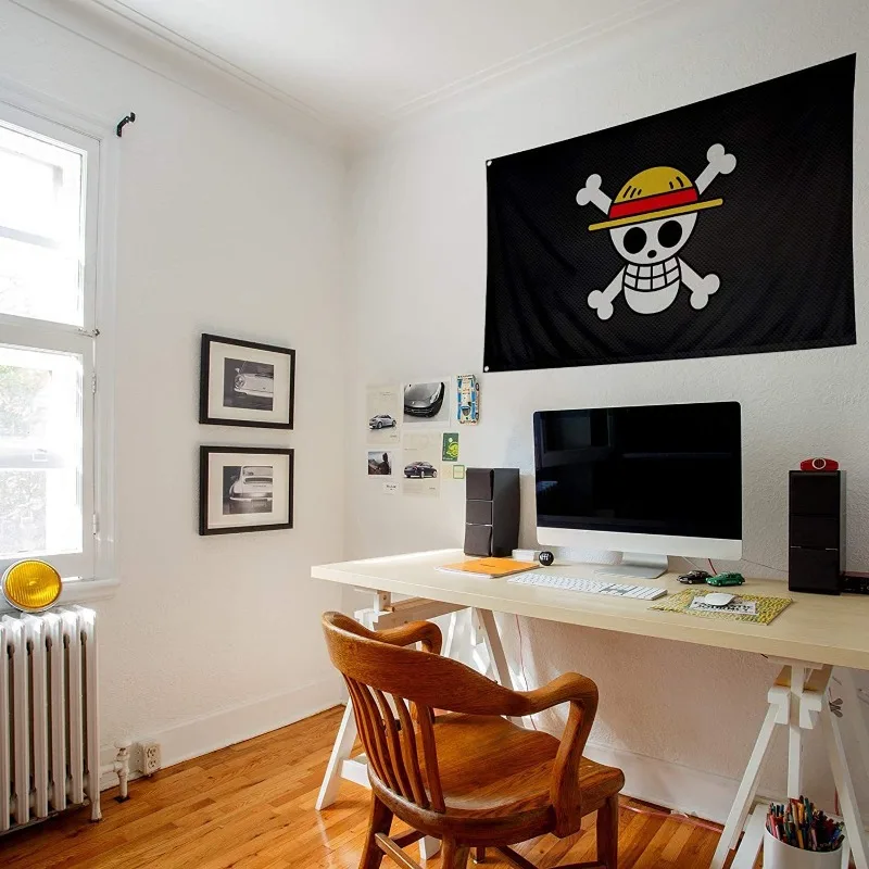 One Piece 90x150cm Pirate Skul - огляд і ціна Cosplay Prop Painting