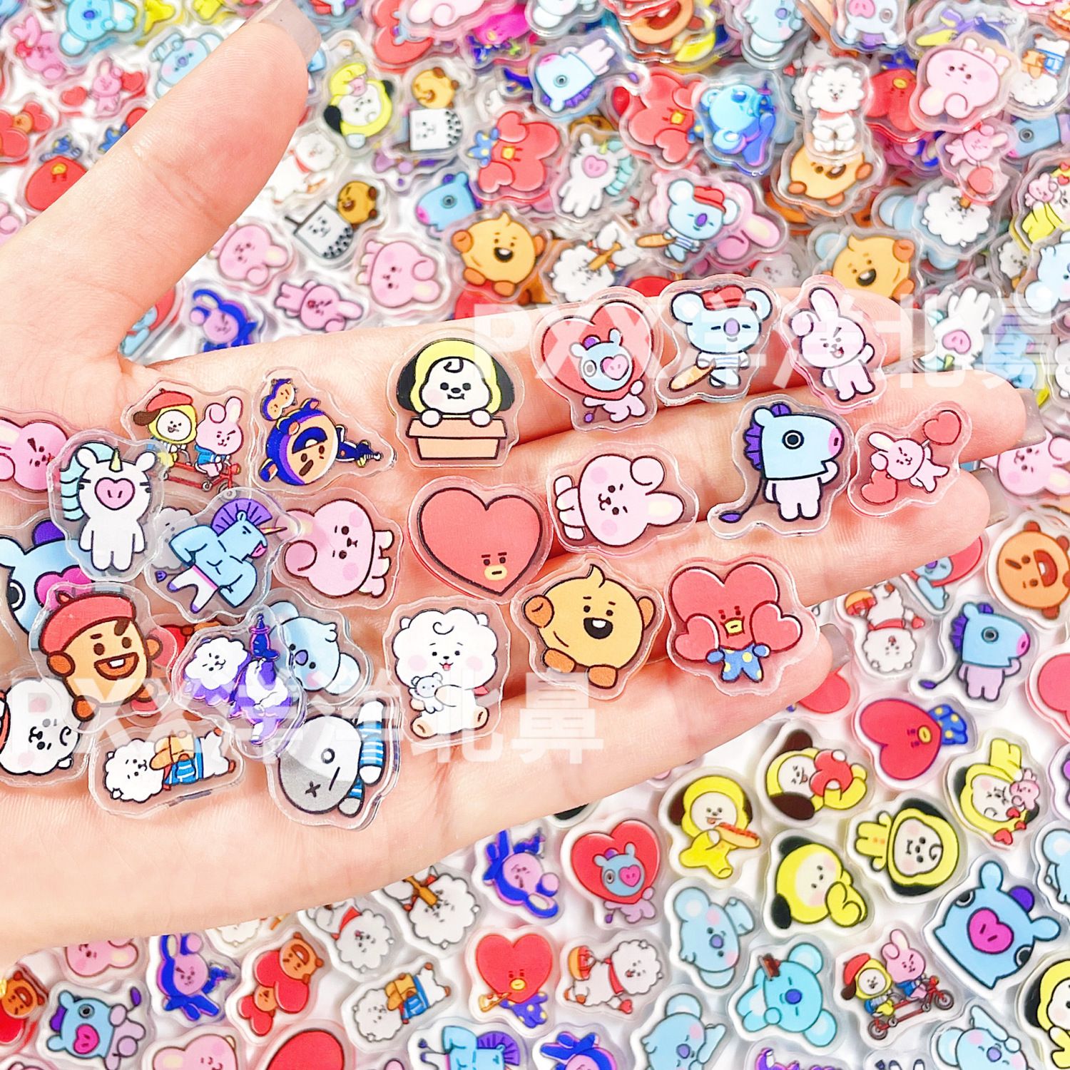 100pcs BT21 BTS Single-Layer 1 - огляд і ціна Cosplay Material For Prop