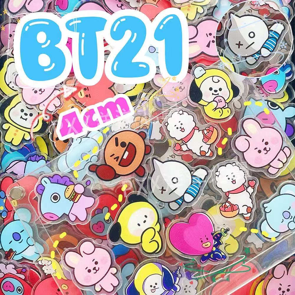100pcs BT21 BTS Single-Layer 1 - огляд і ціна Cosplay Material For Prop